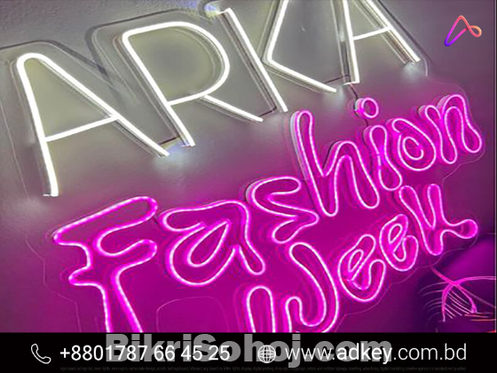 Neon Sign lights Design, For Advertising in Dhaka BD